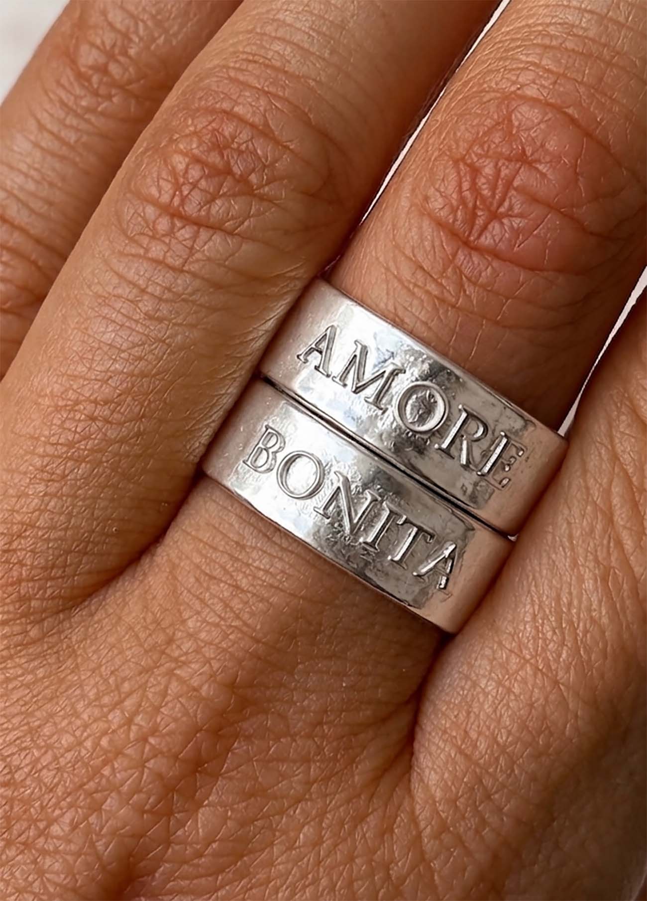 Anillo Banda Amore Plata - Image 4