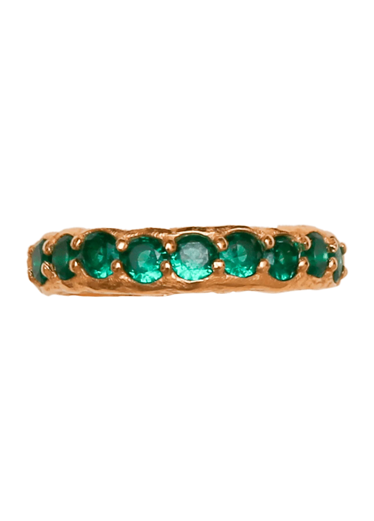 Anillo Dolores Green Oro Macizo
