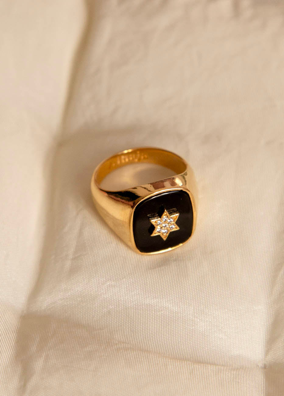 Anillo Onyx Oro Macizo - Image 3