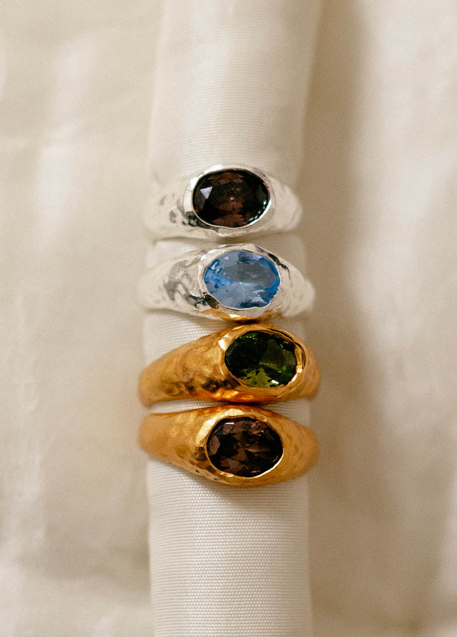 Anillo Positano Aqua Plata - Image 4