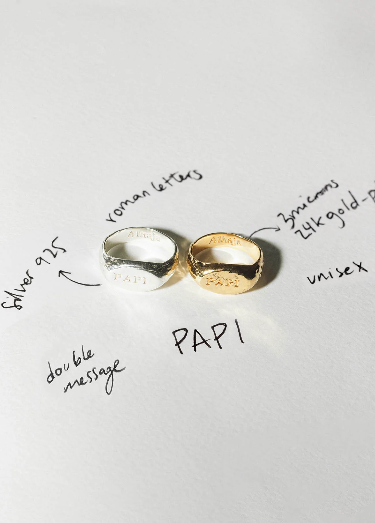 Anillo Sello Papi Oro - Image 3