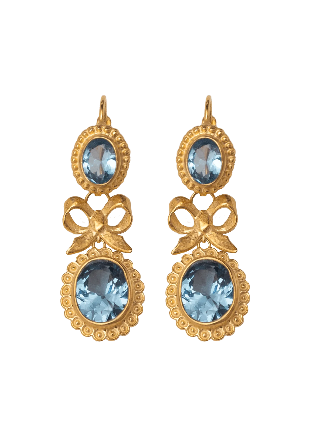 Pendientes Isabelinos Aqua