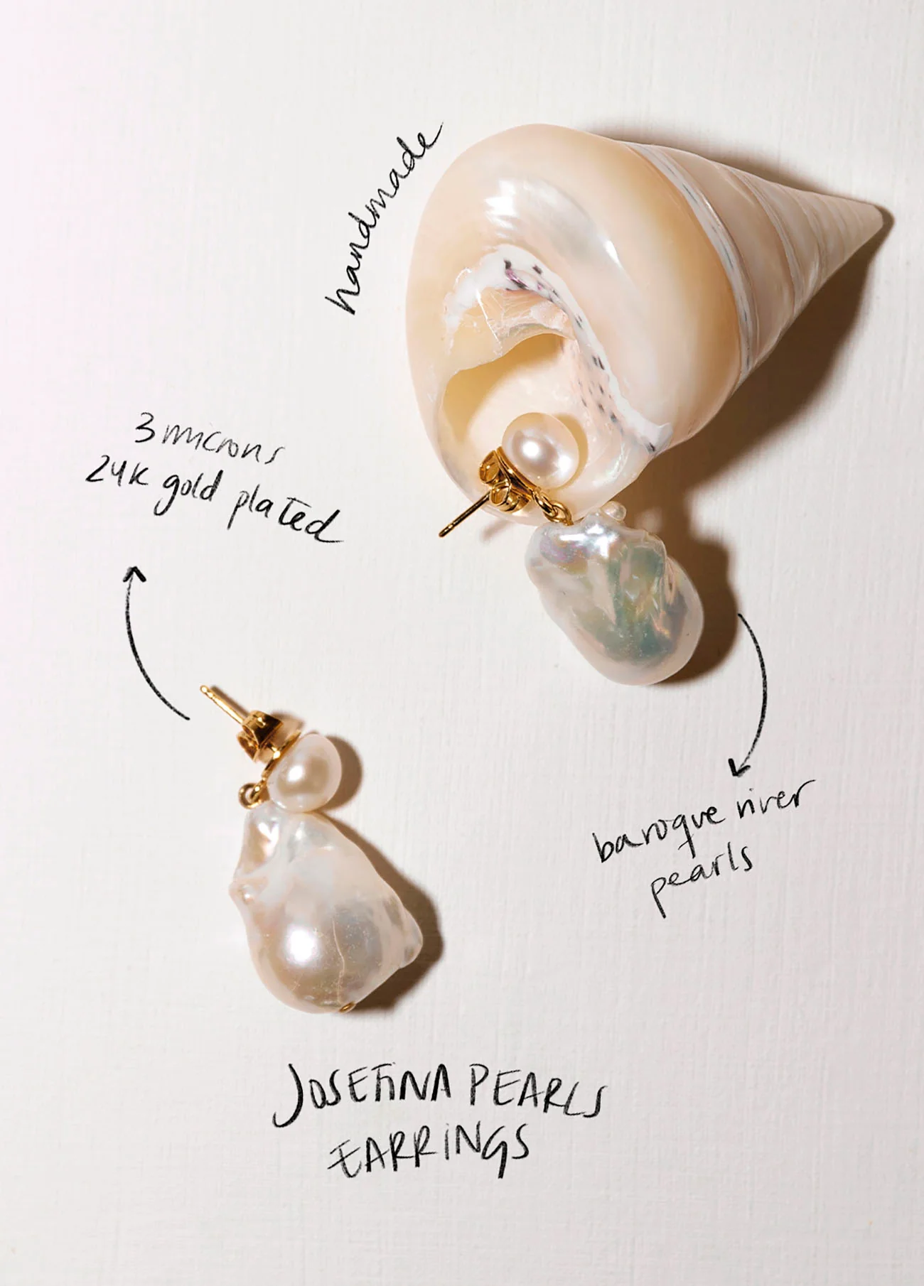 Pendientes Perlas Josefina - Image 3